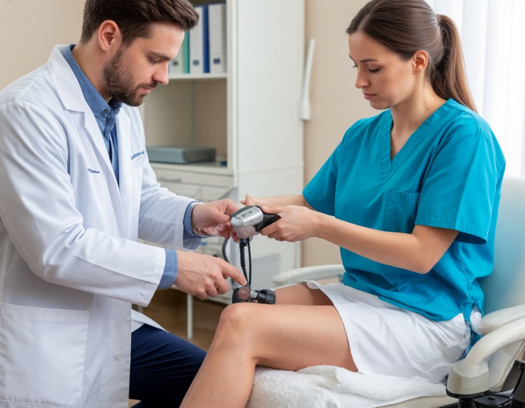 Лазеротерапия коленного сустава